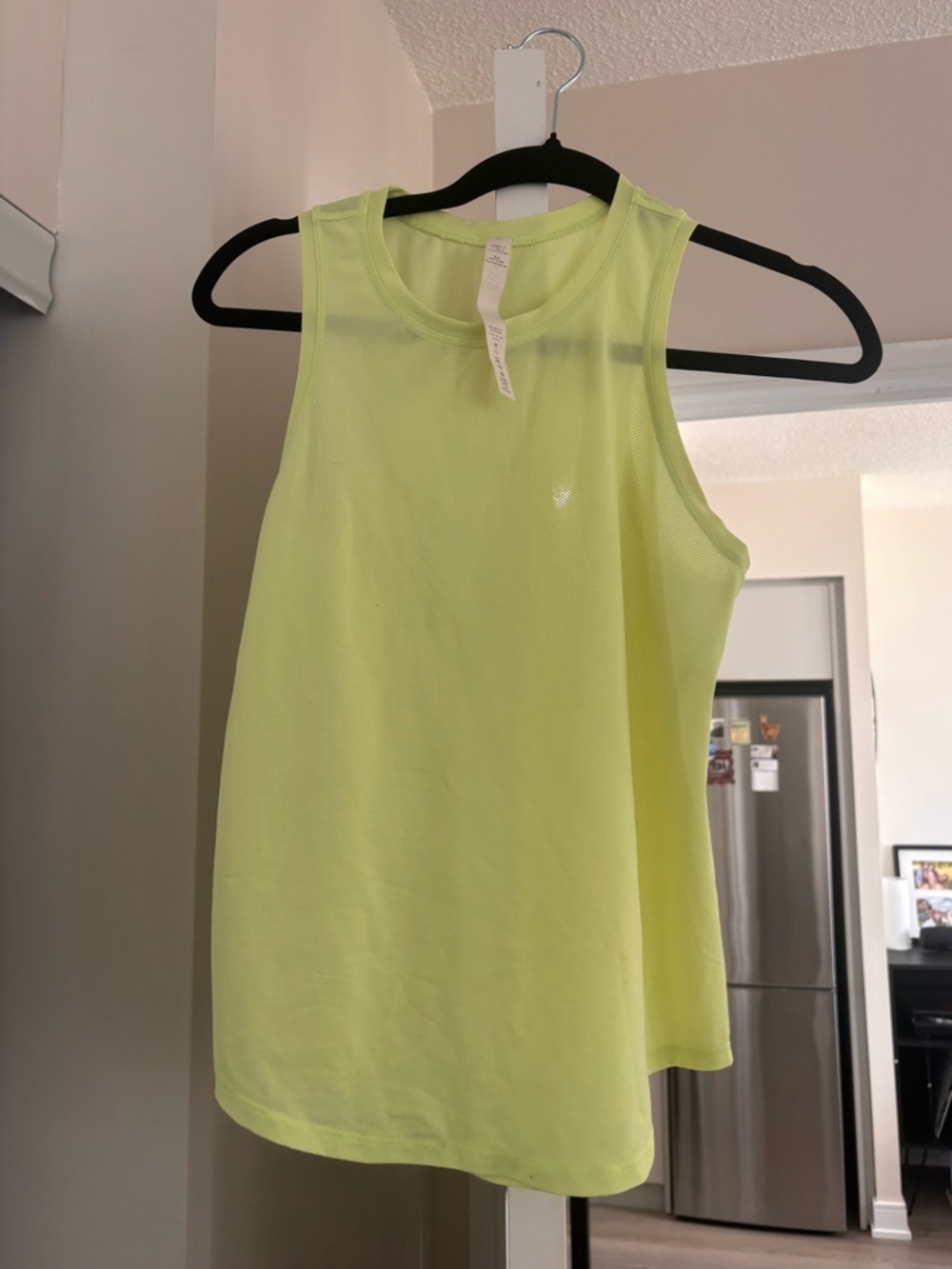 lululemon athletica Neon Yellow Performance Tank